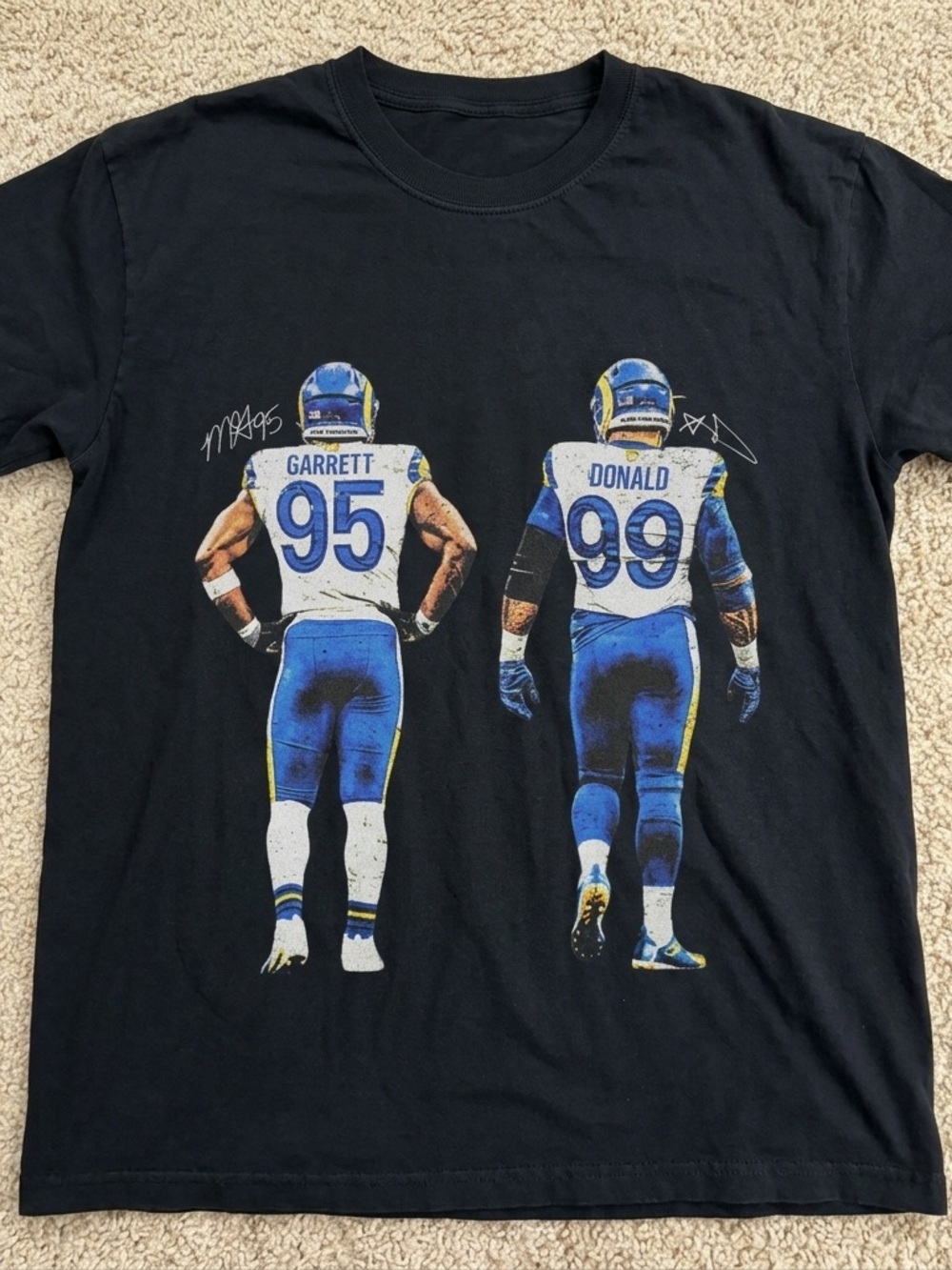 Garrett Donal Football Shirt, Sports Graphic Tee — Unisex Black